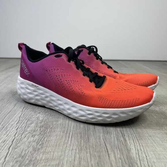 Aetrex Danika Sneakers Womans Size 10 Ombre Arch Support Shoes Pink Sunset M - Picture 5 of 11